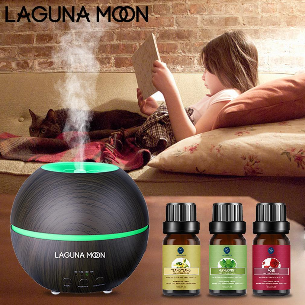Essential Oils 10/ Set with Aroma Diffuser