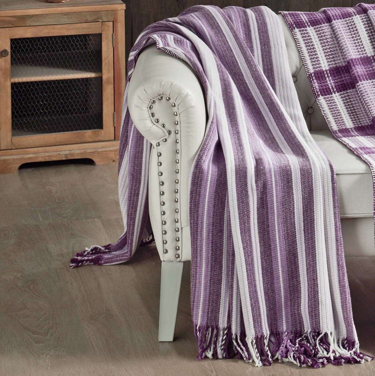 Scottish plaid blanket/SKC14113F/150x200