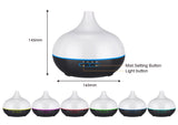 KBAYBO 550ml USB Aroma Diffuser Air Purifier with 7 Color Changing LED